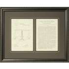 Scales of Justice Patent Framed Print