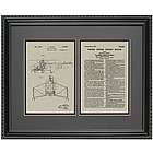 Helicopter Patent Art Framed Print