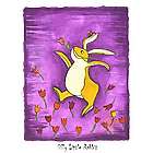 Silly Little Rabbit Personalized Art Print