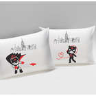 We're Irresistibly Attracted His and Hers Pillowcases