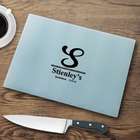 Monogrammed Personalized Glass Cutting Board
