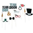Wedding Party Photo Stick Props