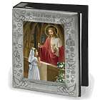 Pewter First Communion Photo Album for a Girl