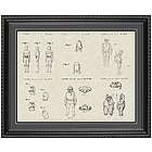 Star Wars Characters 20x24 Framed Patent Art