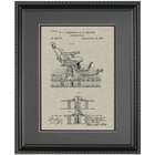 Dentist Chair Framed Patent Art Print