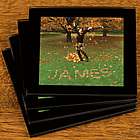 Leaves Personalized Coaster Set