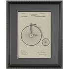 Penny-Farthing Bicycle Framed Patent Art Print