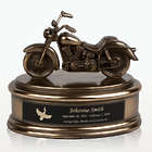 Personalized Small Motorcycle Cremation Urn