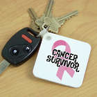 Cancer Survivor Pink Ribbon Key Chain