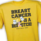 Breast Cancer is A Bee-otch Personalized T-Shirt