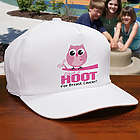 Give a Hoot Breast Cancer Awareness Cap