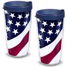 American Flag 16 Oz. Tervis Tumblers with Lids