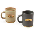 His and His Handmade Pottery Mug Set