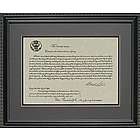 First US Patent Framed Print