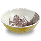 Taj Mahal Handmade Ceramic Serving Bowl