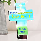 Personalized Bright Blessings First Communion Cross