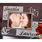Engraved Couples Glass Frame