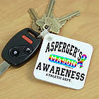 Asperger's Awareness Athletic Department Key Chain