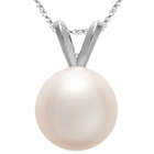 Freshwater Pearl in 14k White Gold Necklace