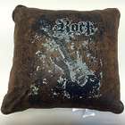 Rock Guitar Decorative Brown Pillow