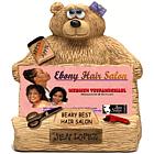 Teddy Bear Hairdresser Business Card Holder