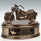 Highly Detailed Motorcycle Cremation Urn