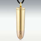 44 Magnum Bullet Stainless Steel Cremation Pendant Necklace