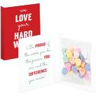 We Love Your Hard Work Conversation Hearts Treat Cards