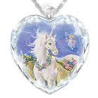 Believe In Your Dreams Personalized Crystal Unicorn Pendant