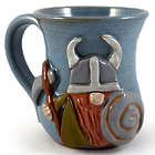 Stoneware Pottery Viking Mug