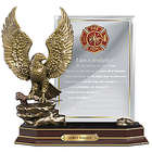 A Firefighter's Honor Personalized Sculpture Plaque