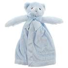 Personalized God Bless You Bear Snuggler in Blue