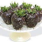 A Touch of Gold Chocolate Covered Strawberries