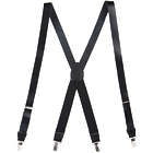 All Leather Clip Suspenders