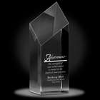 Personalized Diamond Service Crystal Award