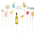 Wedding Drink Photo Booth Stick Props