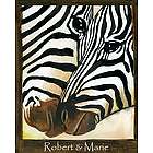 Striped Pair Personalized Zebra Print