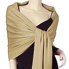 Pure Pashmina 3 Ply Wrap in Dark Camel