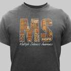 Multiple Sclerosis Word-Art T-Shirt