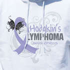 Personalized Hodgkin's Lymphoma Awareness Hooded Sweatshirt