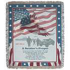 Personalized Soldiers Prayer Tapestry Throw