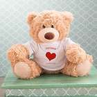 Personalized I Love You Heart Coco Teddy Bear