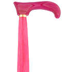 Classic Derby Handle Walking Cane in Pink