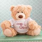 13" Coco Teddy Bear with Personalized Couples Tee