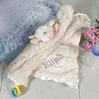 Baby's Personalized Cuddle Bud Lamb Blanket