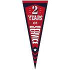 2 Years of Service 24" Praise Pennant