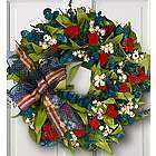 Red, White and Beautiful Wreath
