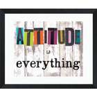 Attitude is Everything Inspirational Framed Art Print