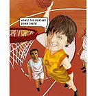 Shoot a Basket Caricature Print from Photos