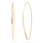 Gold Vermeil Slender Bar Drop Earrings